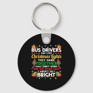 Bus Driver Co-worker Christmas Surprise Uni-adults Key Ring