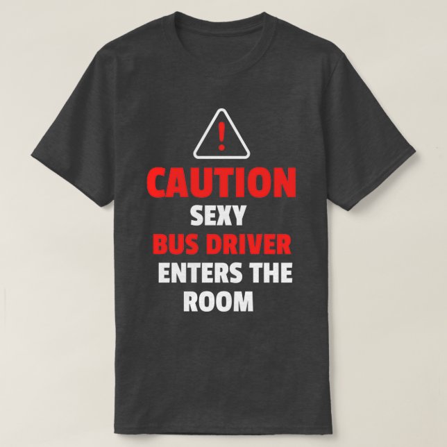 Bus Driver Gift Birthday Coach T-Shirt (Design Front)