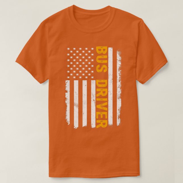 Bus Driver Job T-Shirt (Design Front)