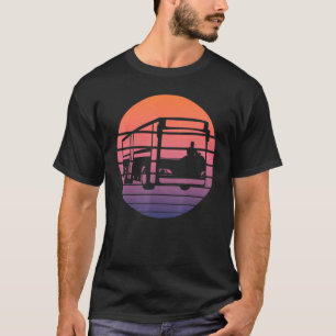 Bus Driver Profession Job Men Women Kids Retro Vin T-Shirt
