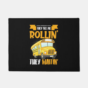 Bus Driver See Me Rollin Doormat