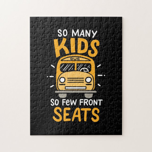 Bus Driver So Many Kids Jigsaw Puzzle (Vertical)