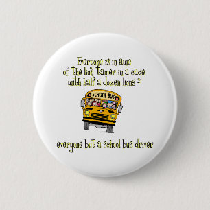 Bus Drivers 6 Cm Round Badge