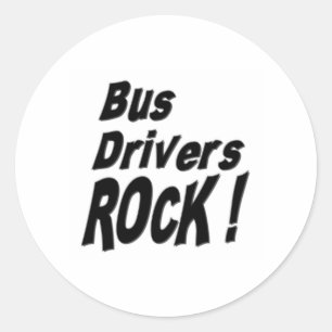 Bus Drivers Rock! Sticker