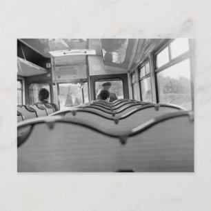 Bus Interior (Late 1970s) Postcard