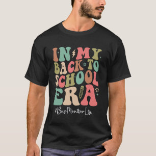 Bus Monitor in My Back to School Era Women Groovy T-Shirt