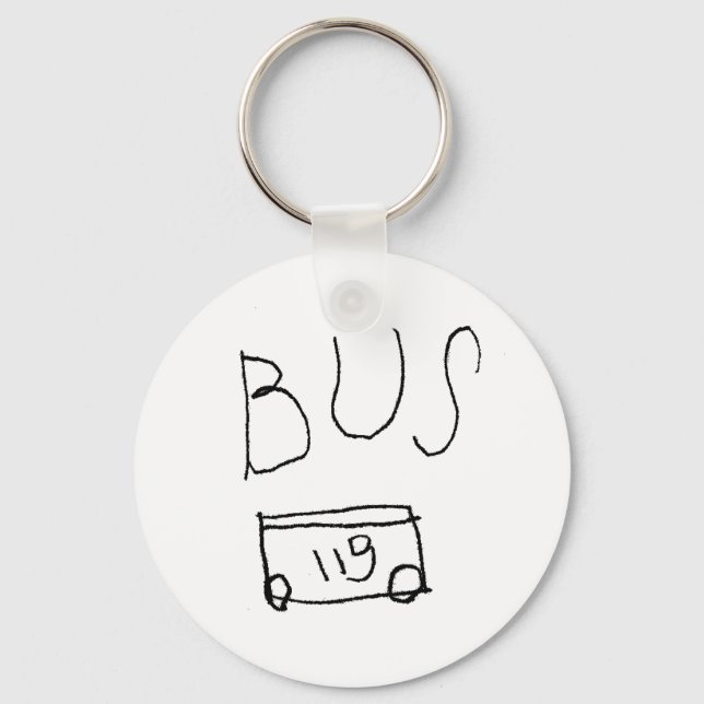Bus No. 119 Key Ring (Front)