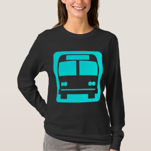 Bus symbol - Cyan T-Shirt