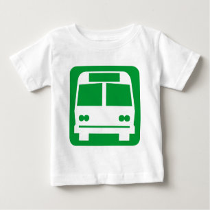Bus symbol - Grass Green Baby T-Shirt