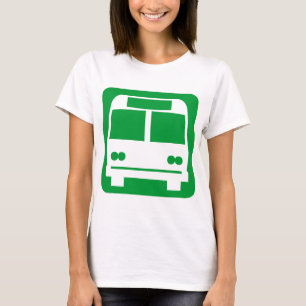 Bus symbol - Grass Green T-Shirt