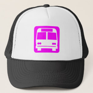 Bus symbol - Magenta Trucker Hat