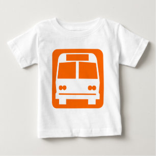 Bus symbol - Orange Baby T-Shirt