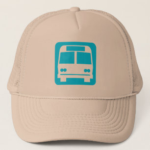 Bus symbol - Sky Blue Trucker Hat