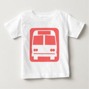 Bus symbol - Tropical Pink Baby T-Shirt