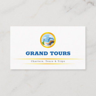 Bus Tourism Travel Agent Business Card