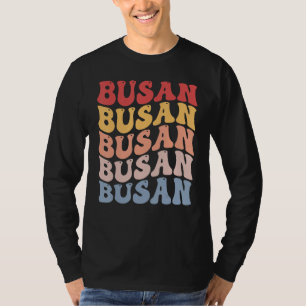 Busan City Groovy Retro T-Shirt