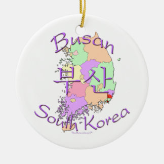 Busan South Korea Ceramic Tree Decoration