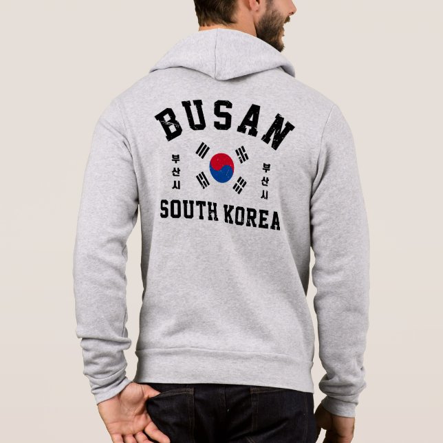 Busan South Korea  Hoodie (Back)