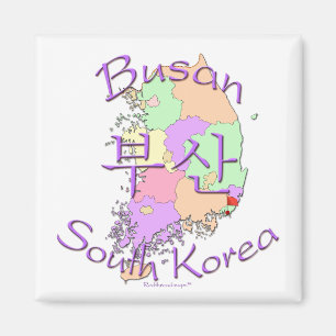 Busan South Korea Magnet
