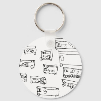 Buses Key Ring