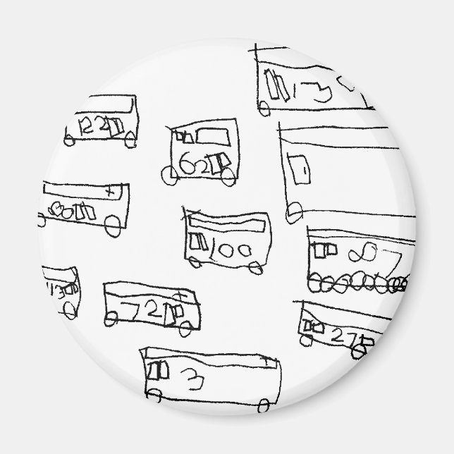 Buses Magnet (Front)