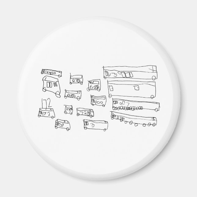 Buses Magnet (Front)