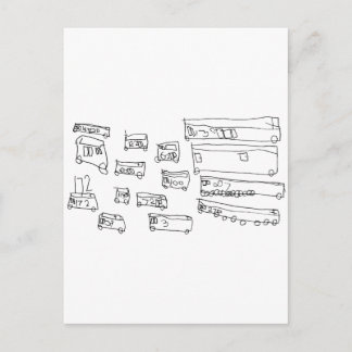 Buses Postcard
