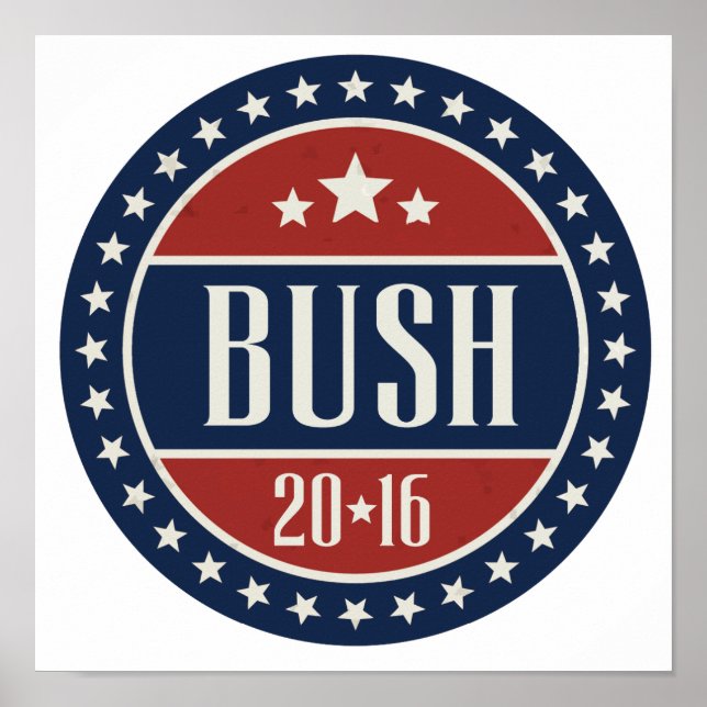 BUSH 2016 STARCIRCLE -.png Poster (Front)