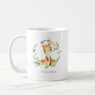 Bush Baby Kangaroo Personalised Coffee Mug