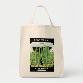 Bush Beans Seed Packet Label Tote Bag