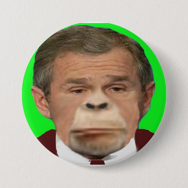 Bush Chimp Button (Front)