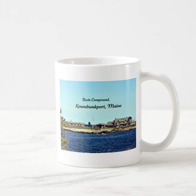 Bush Compound, Kennebunkport, Maine Coffee Mug (Right)