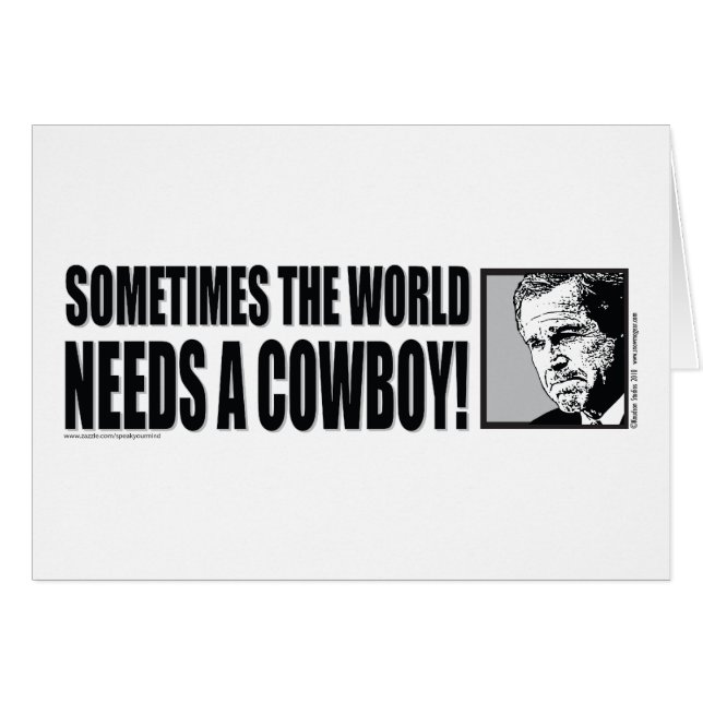 BUSH--COWBOY-White (Front Horizontal)