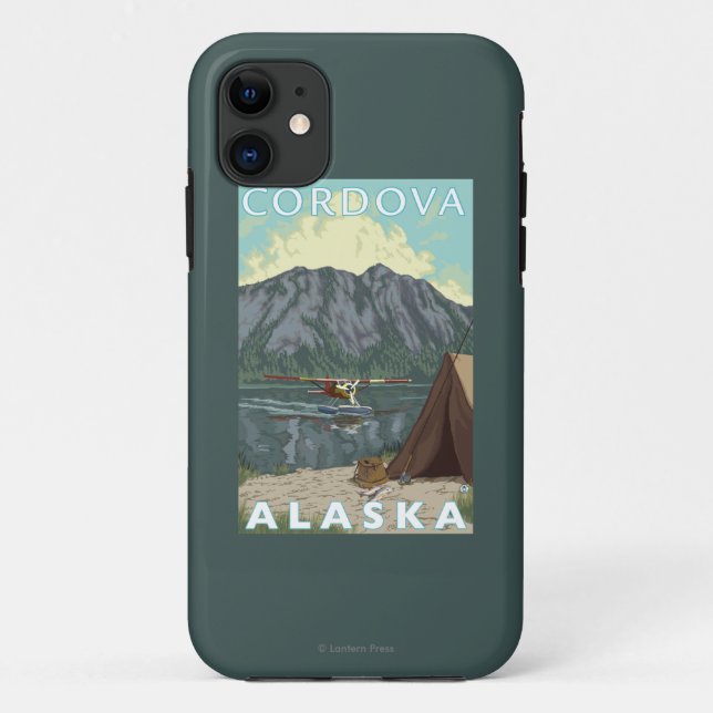 Bush Plane & Fishing - Cordova, Alaska Case-Mate iPhone Case (Back)