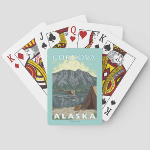 Bush Plane & Fishing - Cordova, Alaska Playing Cards
