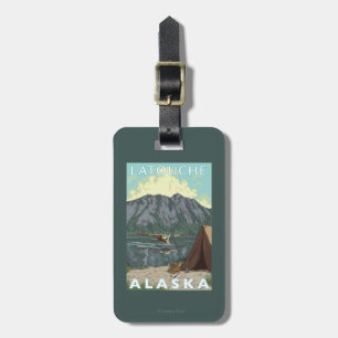 Bush Plane & Fishing - Latouche, Alaska Luggage Tag
