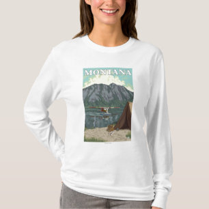 Bush Plane & Fishing - Montana T-Shirt