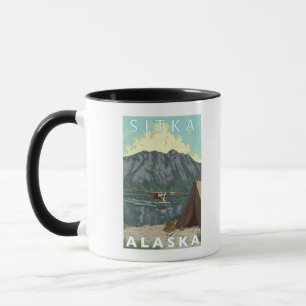 Bush Plane & Fishing - Sitka, Alaska Mug