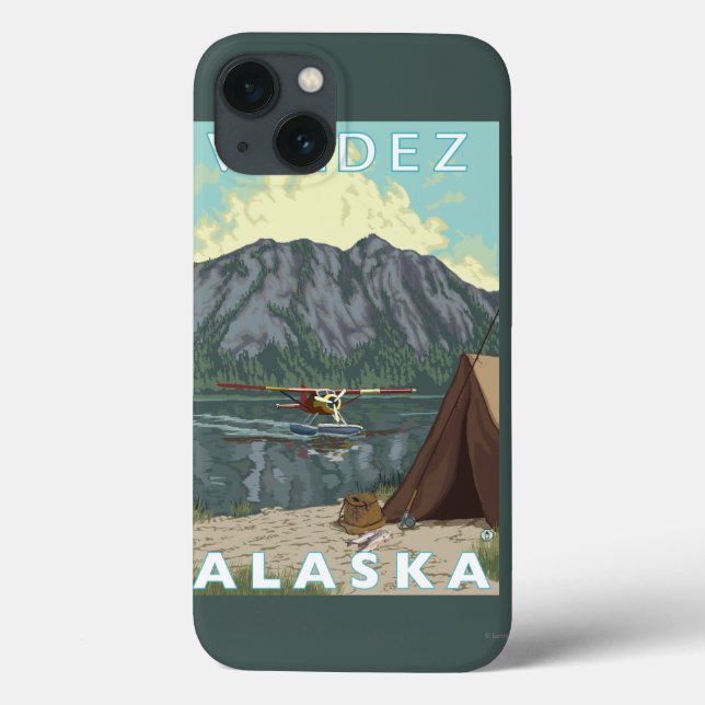 Bush Plane & Fishing - Valdez, Alaska Case-Mate iPhone Case (Back)