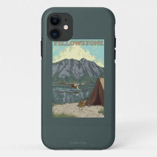 Bush Plane & Fishing - Yellowstone National Case-Mate iPhone Case