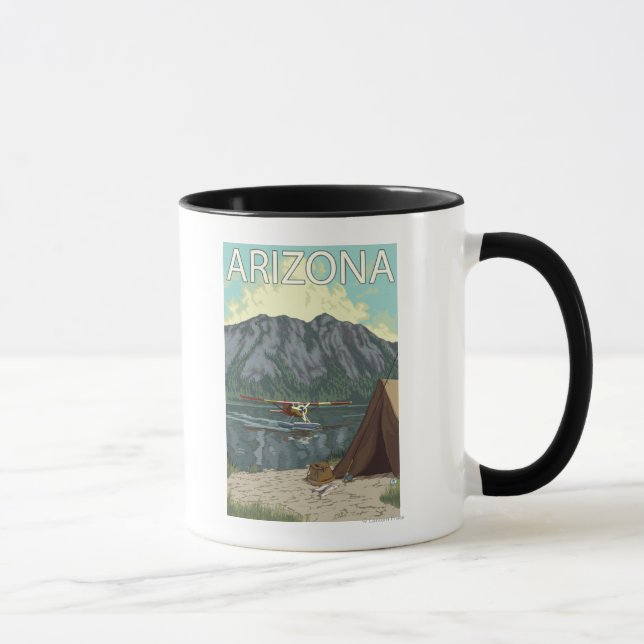 Bush Plane FishingArizona Mug (Right)