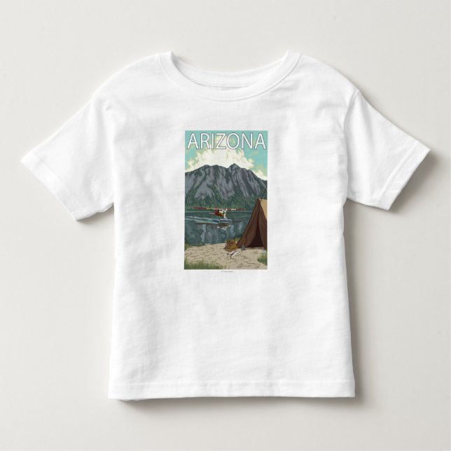 Bush Plane FishingArizona Toddler T-Shirt (Front)