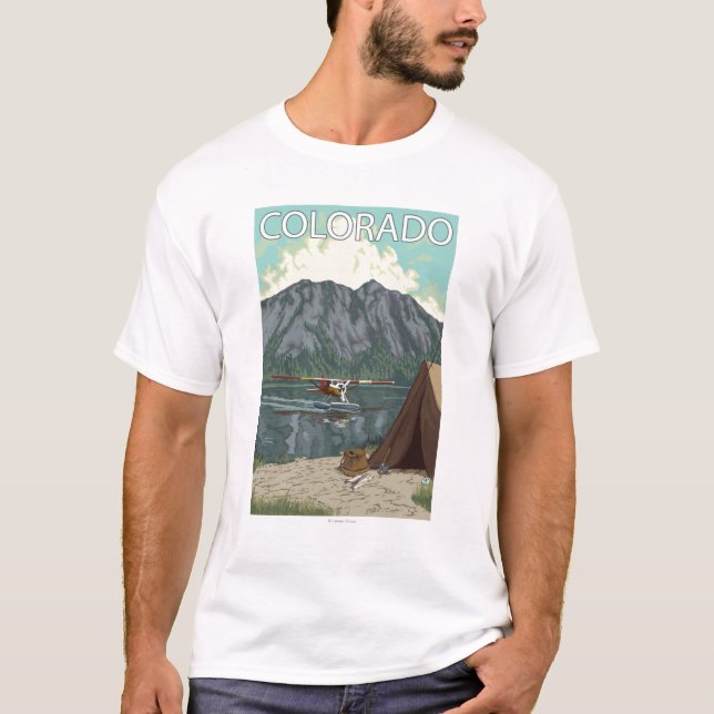 Bush Plane FishingColorado T-Shirt (Front)