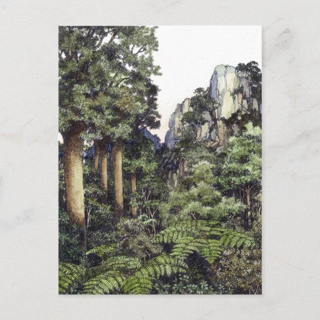 Bush Prints New Zealand Postcard (Front)