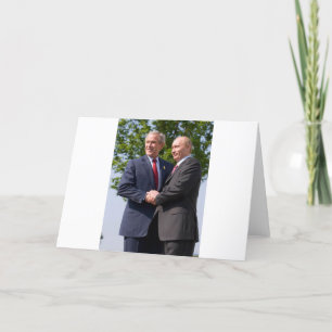 Bush & Putin Card