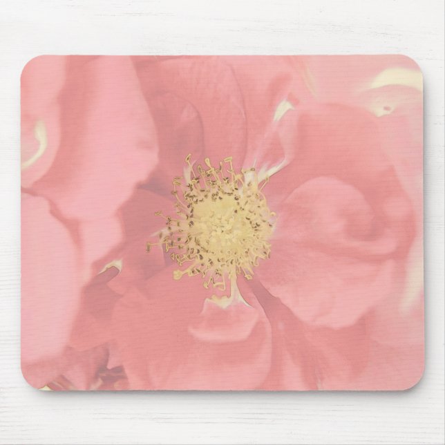 Bush Roses Mono Mouse Pad (Front)