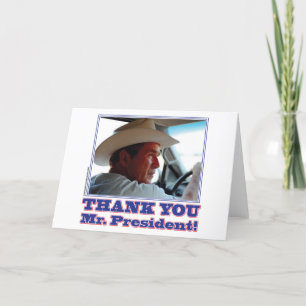 Bush-Thank-You Thank You Card