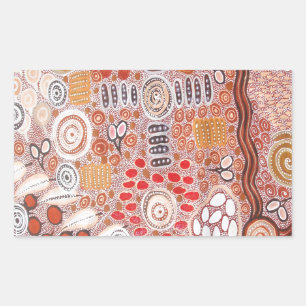 Bush Tucker Rectangular Sticker