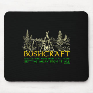 Bushcraft Hiking Camping Mouse Pad