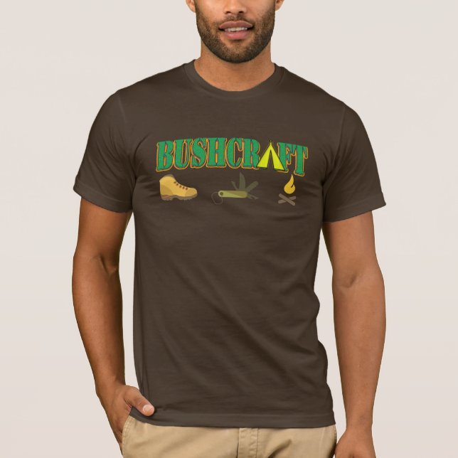 bushcraft logo tshirt (Front)